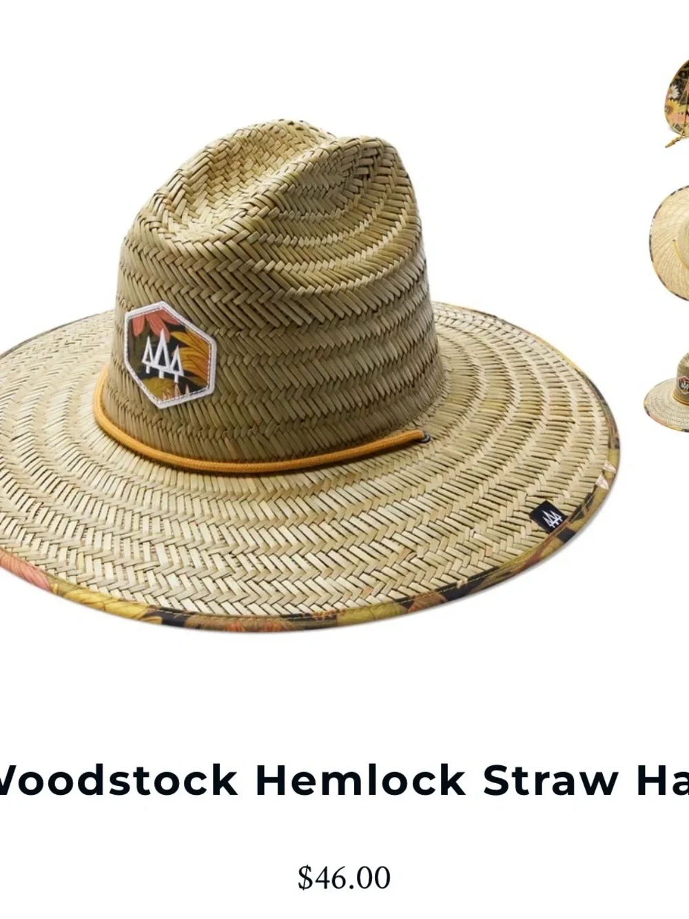 Hemlock woodstock straw